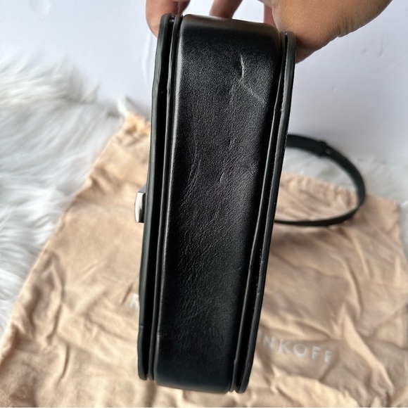 NWT brand new Rebecca Minkoff Love Too Crossbody Black Chain Strap Purse Bag - Picture 5 of 9